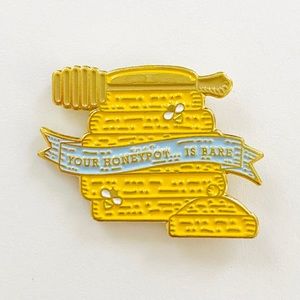 8/$40 Your Honeypot… Is Bare Beehive Enamel Pin